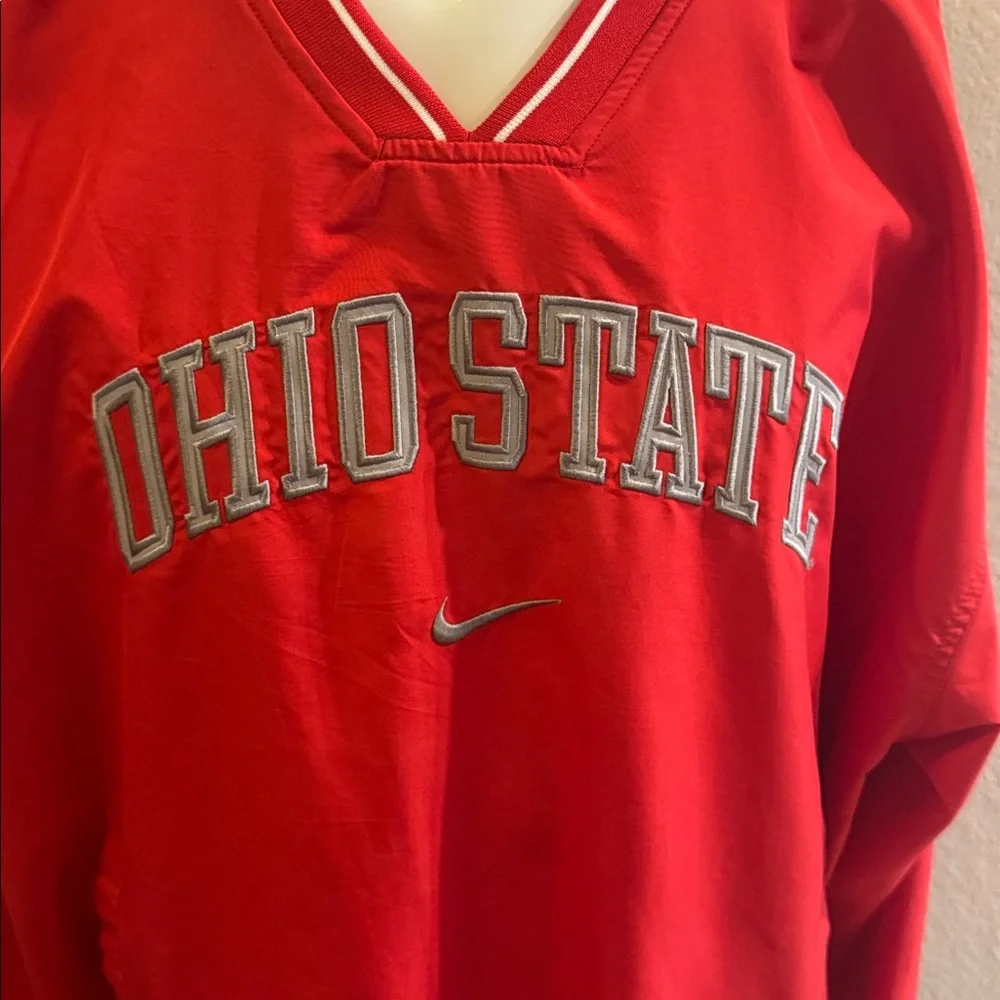 Nike‎ Men's Red Ohio State V-Neck Sweater
